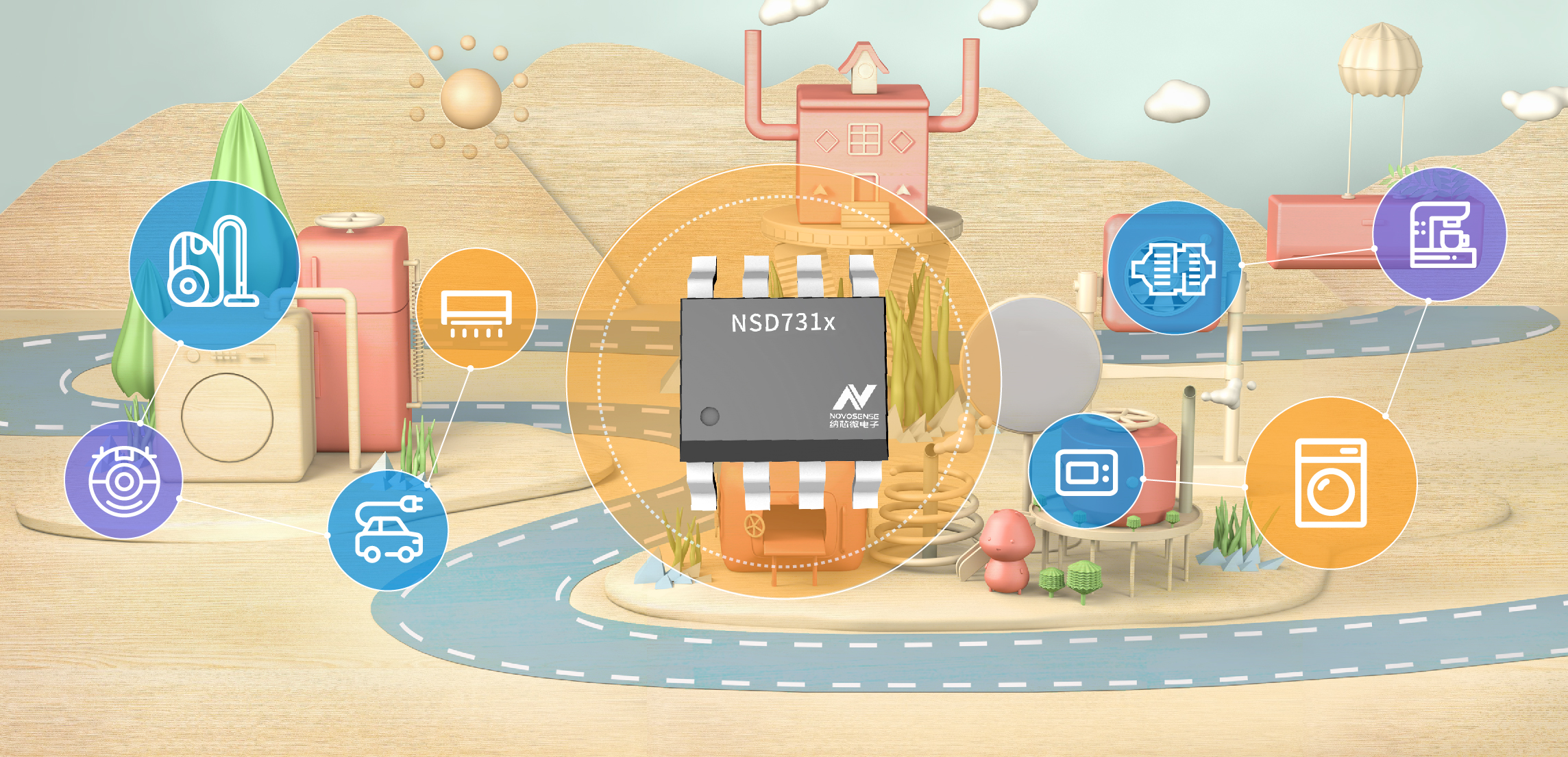 mg不朽情缘官网直流有刷电机驱动NSD731x系列发布多款新品，任君挑。